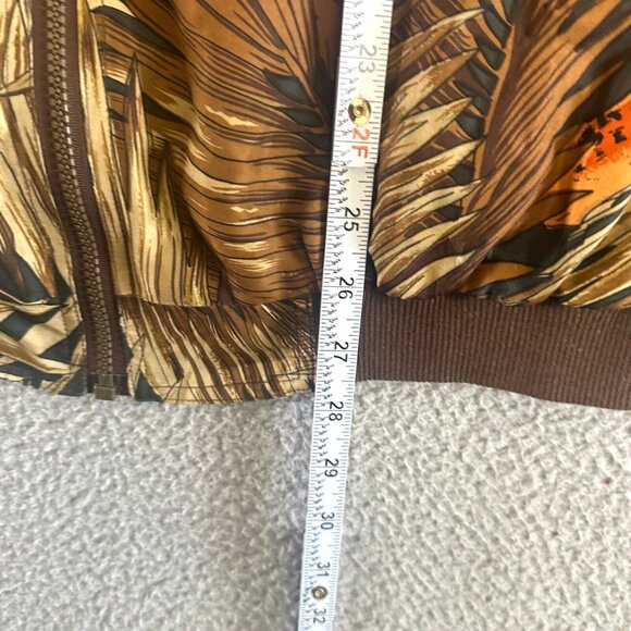 Vintage Big Cat Silk Jacket Animal Print Jaguar Bomber Jungle 80s 90s - Picture 4 of 16